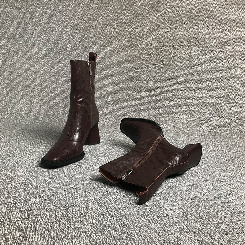 Andrea's™ | Damenstiefel mit Blockabsatz