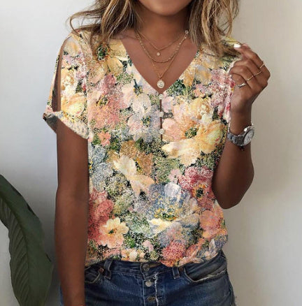 Andrea's™ | Sommer-T-Shirt im ethnischen Stil für Damen