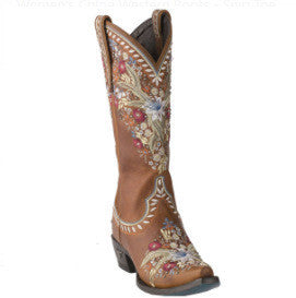 Andrea's™ | Damen-Stiefel mit mittlerem Schaft und ethnischer Stickerei