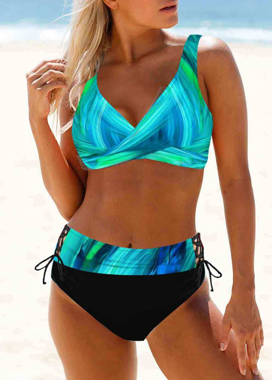 Andrea's™ | Bedruckter High-Waist-Bikini