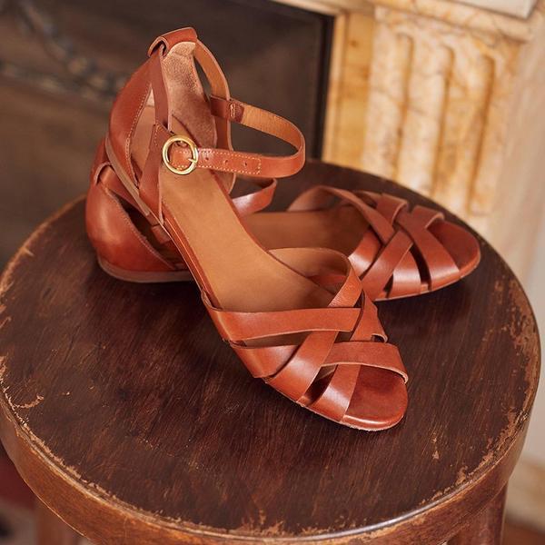 Andrea's™ | Flache Sandalen mit Ausschnitten