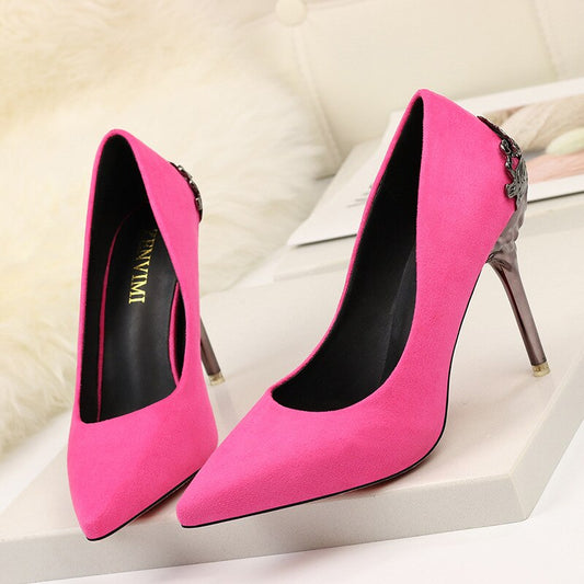 Elegante Wildleder-High Heels von Andrea Serena