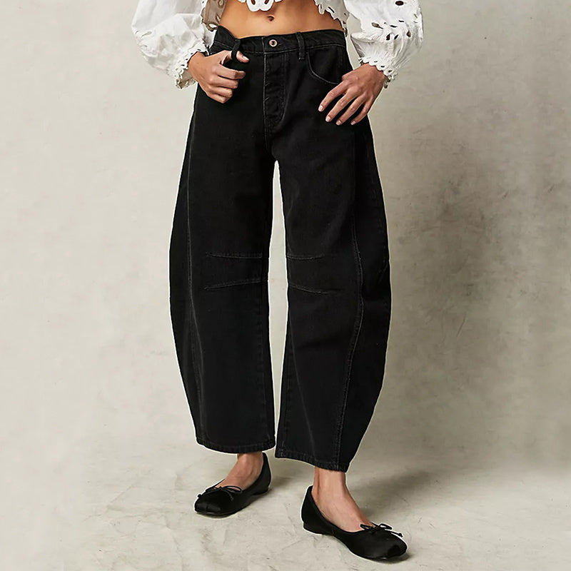 Andrea's™ | Lockere High-Waist-Cargohose