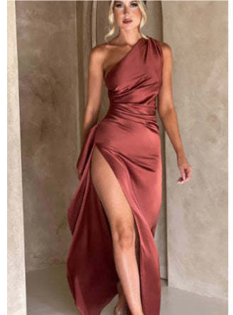 Andrea's™ | One-Shoulder Kleid mit offenem Rücken