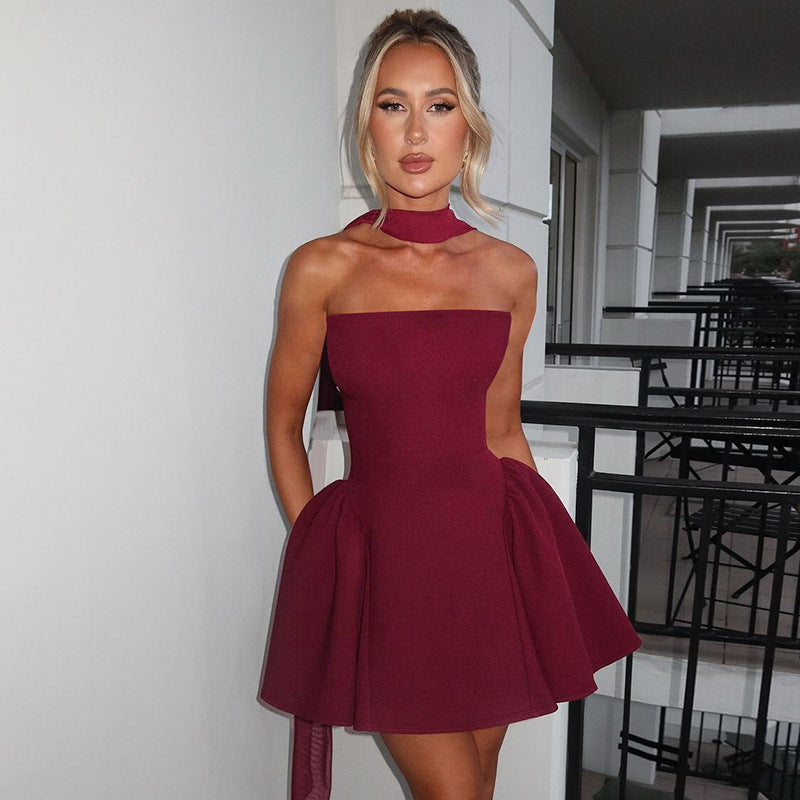 Andrea's™ | Sexy Trägerloses Kleid mit Reißverschluss hinten