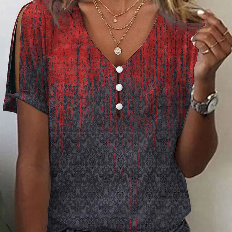 Andrea's™ | Sommer-T-Shirt im ethnischen Stil für Damen