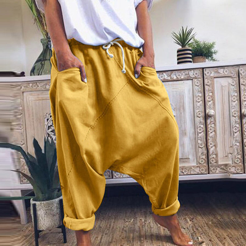 Andrea's™ | Weite Hose mit tiefem Schritt