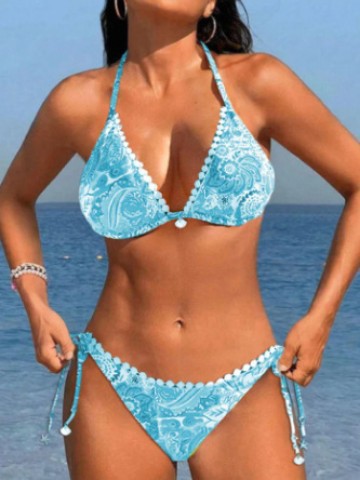 Bikini mit lebendigem Print von Andrea Serena