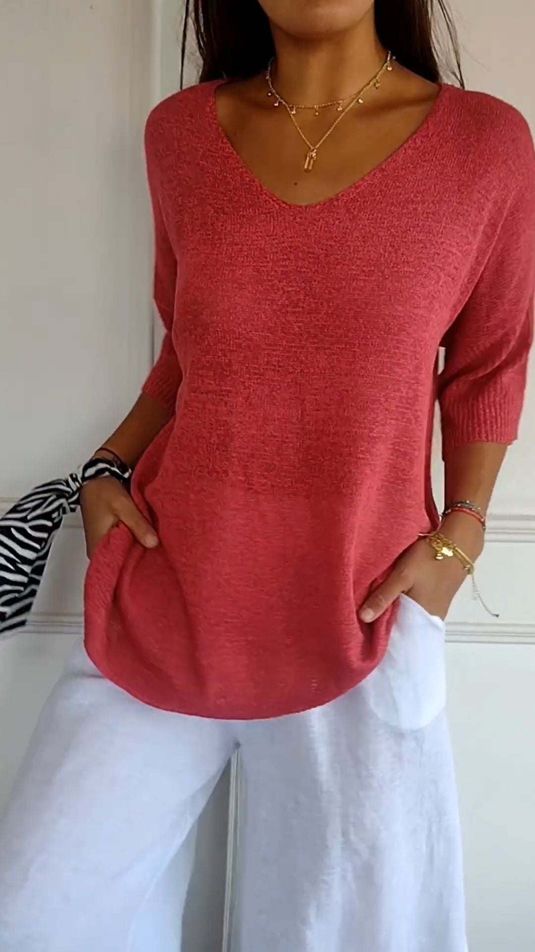 Andrea's™ | Strickwaren Damen-Unterziehshirt