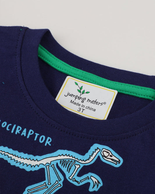 Andrea's™ | Leuchtendes Kinder-T-Shirt mit Dinosaurier-Aufdruck