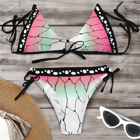 Strahlendes, von Pinterest inspiriertes Bikini-Set von Andrea Serena