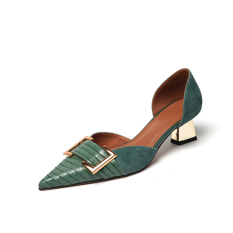 Andrea's™ | Damen High Heels mit spitzer Zehenpartie und Schnalle
