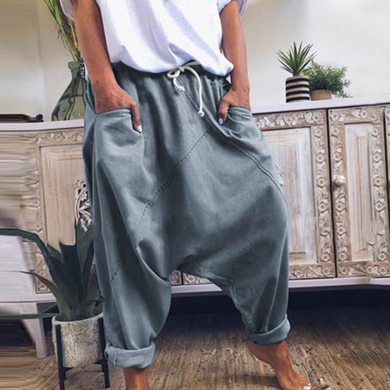 Andrea's™ | Weite Hose mit tiefem Schritt