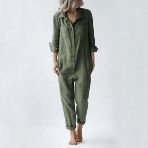 Andrea's™ | Jumpsuit mit Knöpfen