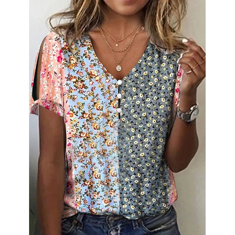 Andrea's™ | Sommer-T-Shirt im ethnischen Stil für Damen