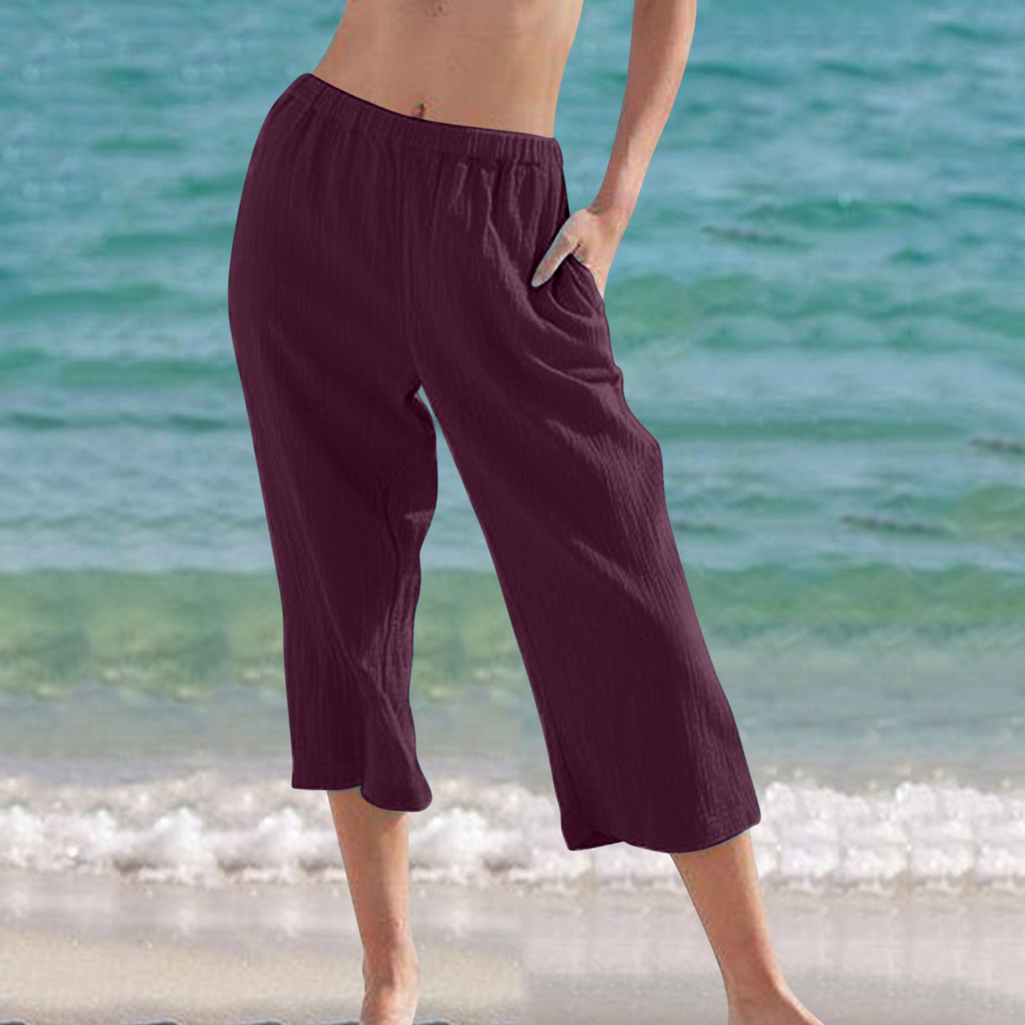 Andrea's™ | Faltenhose für den Sommer mit lockerem Schnitt