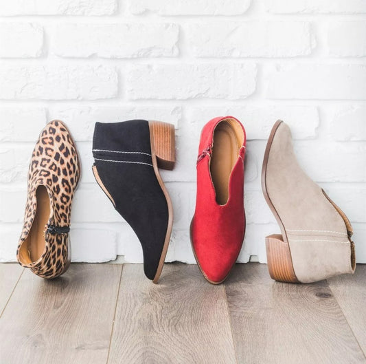 Andrea's™ | Modische Damenstiefel aus Leder mit Fransen