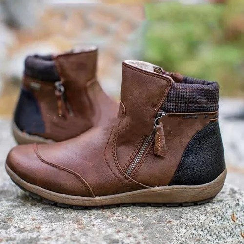 Andrea's™ | Warme Schneeschuhe mit praktischem Doppelreißverschluss