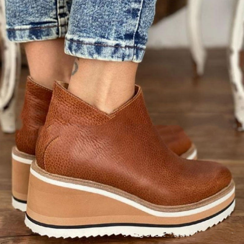 Andrea's™ | Flache Schuhe mit seitlichem Reißverschluss
