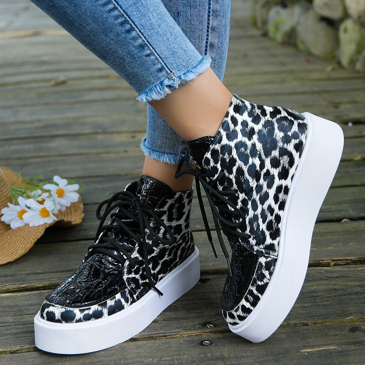 Andrea's™ | Neue High-Tops im Leo-Look