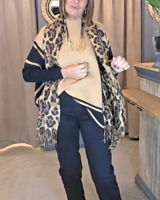 Andrea's™ | Pullover Mit Fledermausärmeln, Streifenmuster Und Farbblock-Design