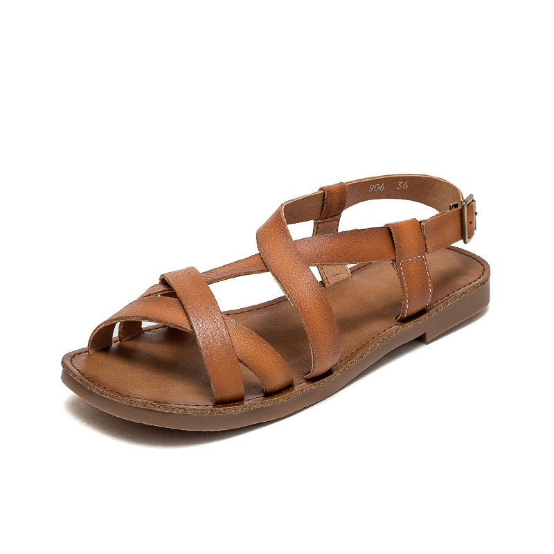 Andrea's™ | Modische Retro-Sandalen mit Schnalle für Damen