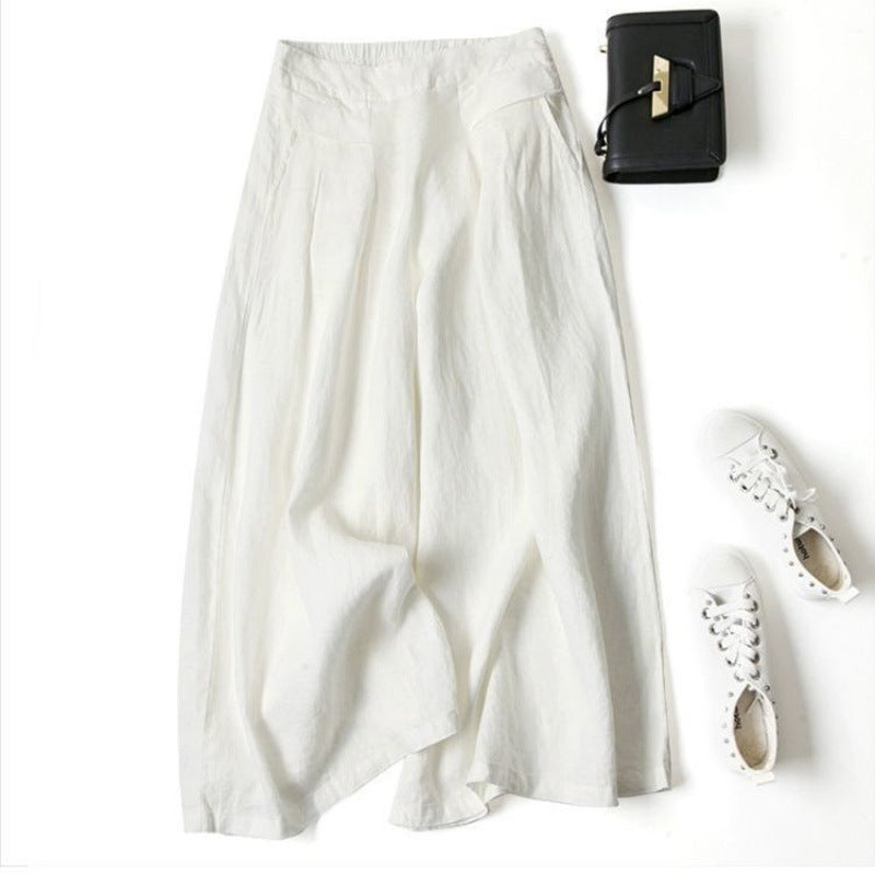 Andrea's™ | Weit geschnittene Leinenhose