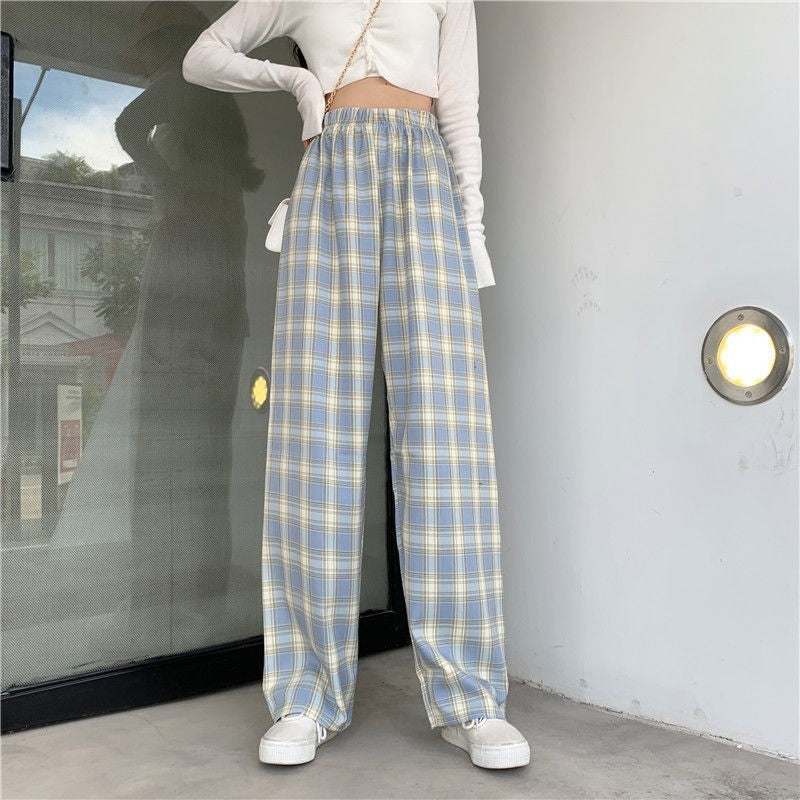Andrea's™ | Lässige Karierte Weitbein-Hose