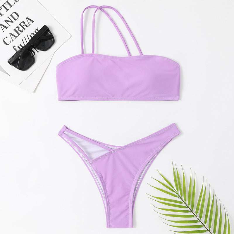 Schickes Andrea Serena Bikini-Set mit einem Träger