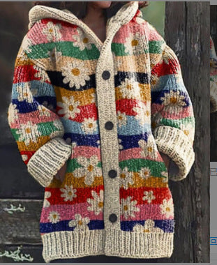 Andrea's™ | Printed Casual Cloak Coat