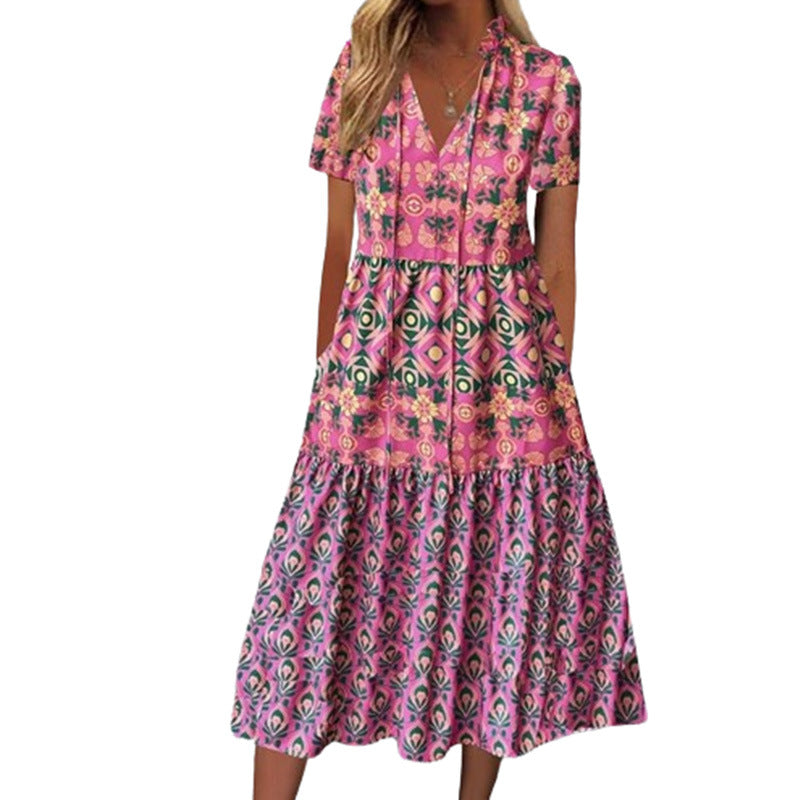 Sommerkleid von Andrea Serena mit lebhaftem Print