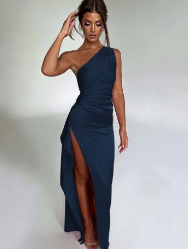 Andrea's™ | One-Shoulder Kleid mit offenem Rücken
