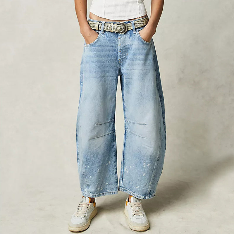 Andrea's™ | Lockere High-Waist-Cargohose