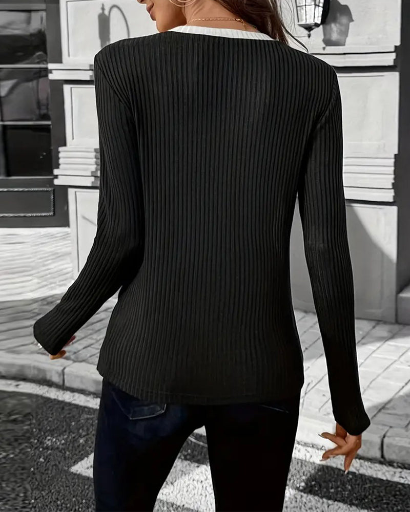 Andrea's™ | T-Shirt lässig modisch Rundhals