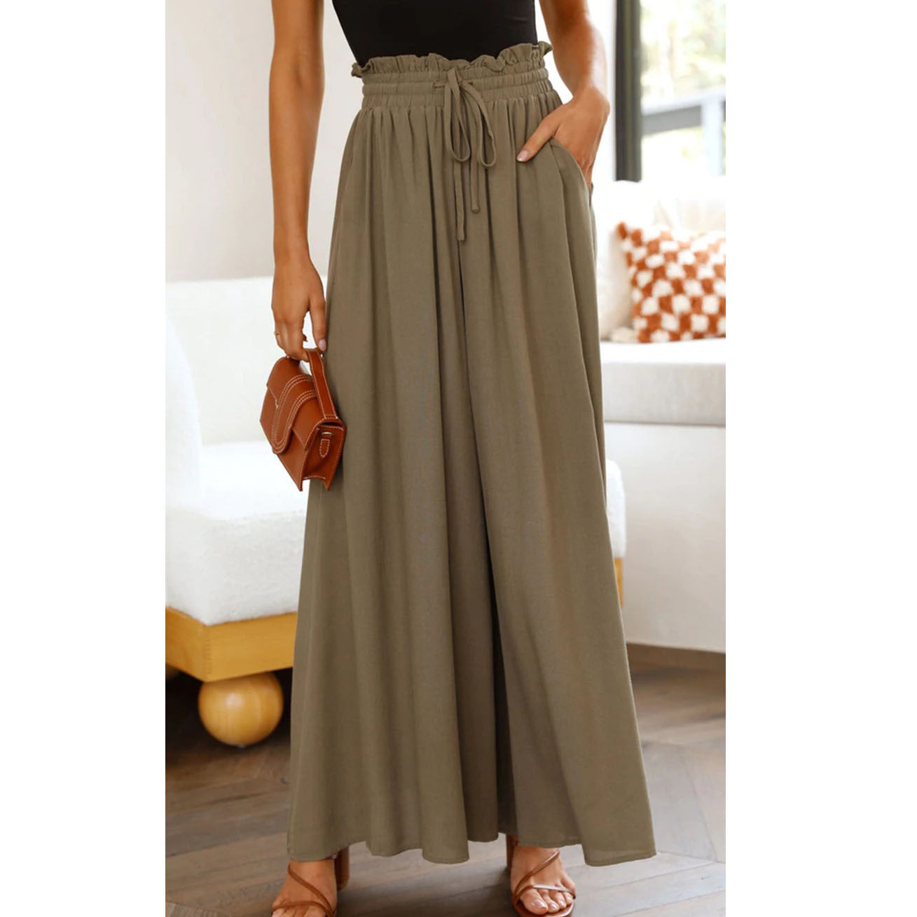 Andrea's™ | Bedruckte Hose mit weitem Bein
