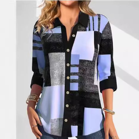 Andrea's™ | 3D-gedrucktes Langarmshirt