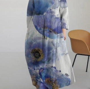 Andrea's™ | Bequemes geblümtes Sommer-Maxikleid