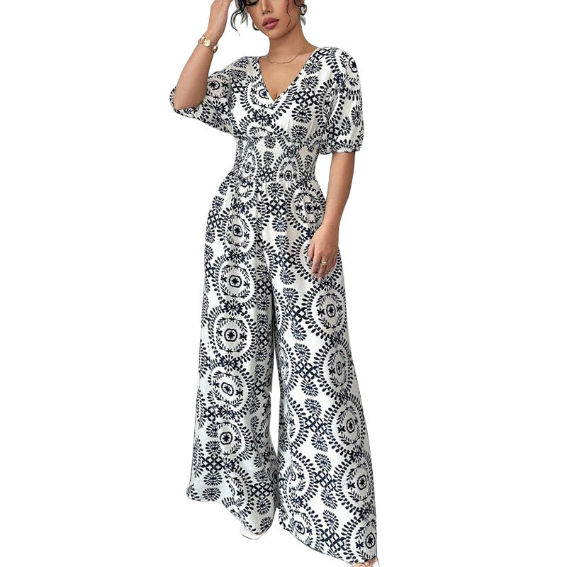 Schicker Jumpsuit mit Boho-Print von Andrea Serena