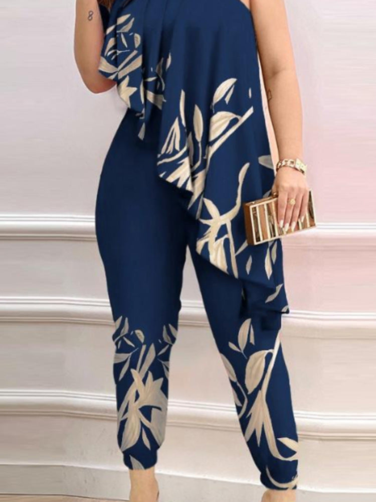 Andrea's™ | One-Shoulder-Jumpsuit mit Rüschen