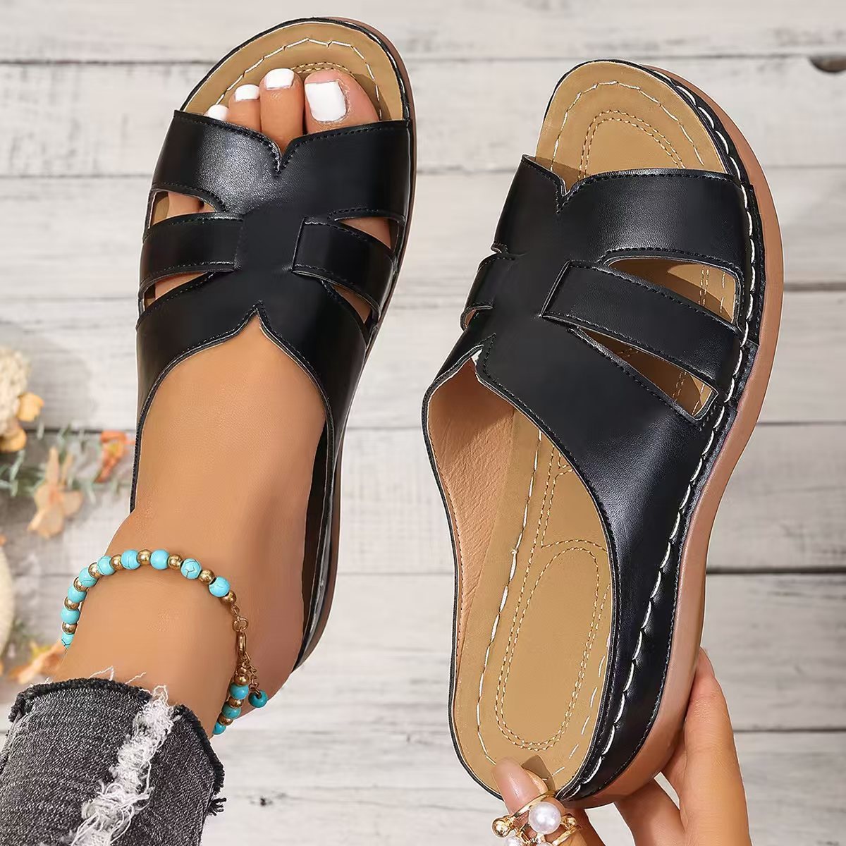 Andrea's™ | Damen-Pantoletten im europäischen und amerikanischen Stil