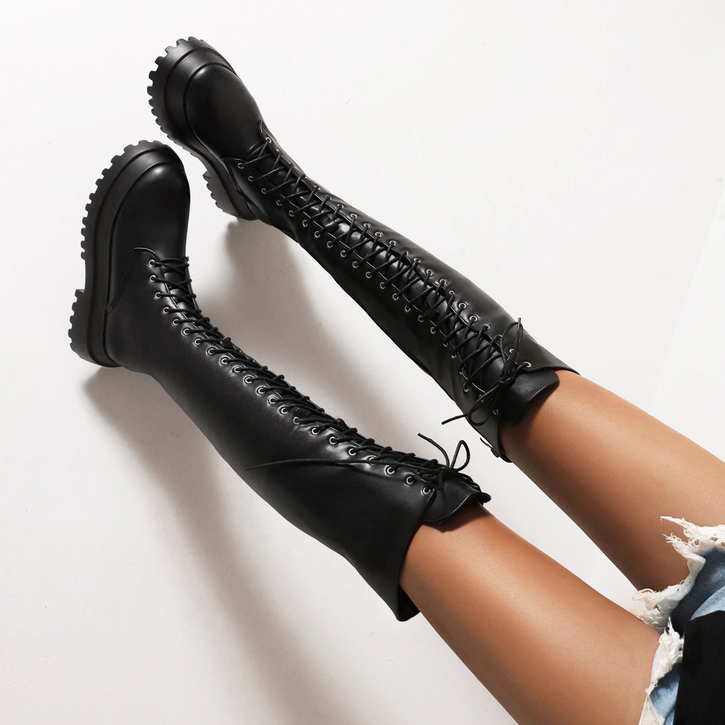 Andrea's™ | Punk-Schnürstiefel