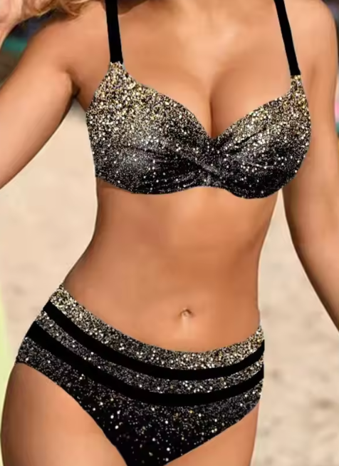 Andrea's™ | Zweiteiliger High-Waist-Bikini