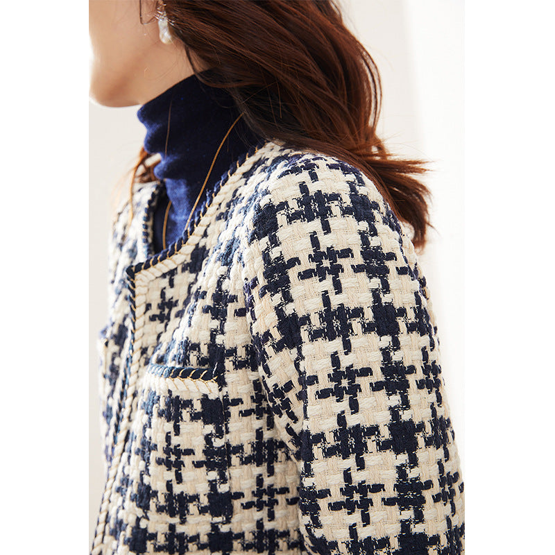 Andrea's™ | Tweed-Blazer ohne Knöpfe