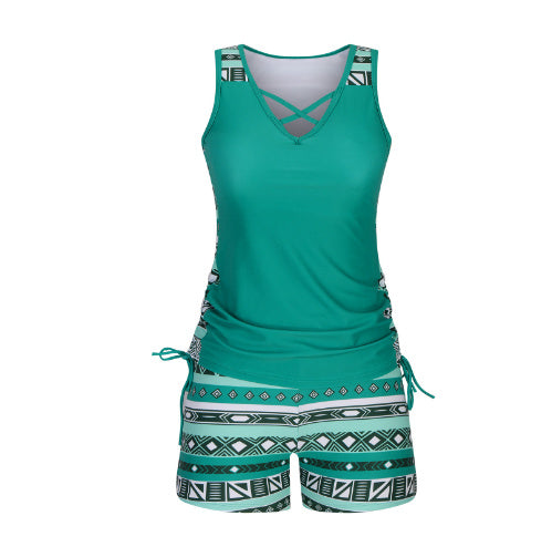 Andrea's™ | Tankini mit Muster-Shorts