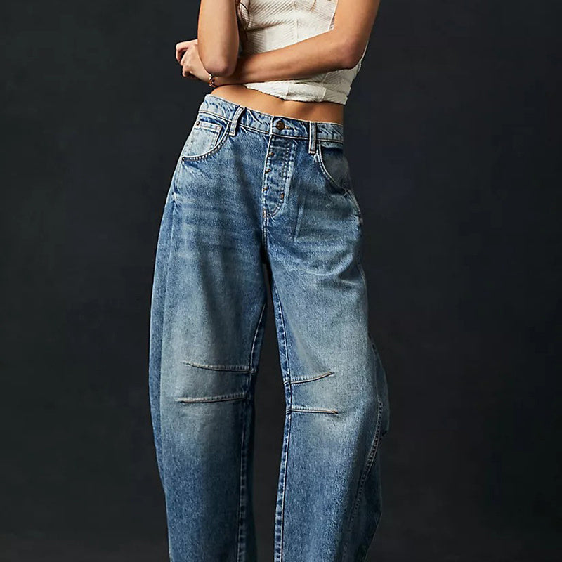 Andrea's™ | Lockere High-Waist-Cargohose