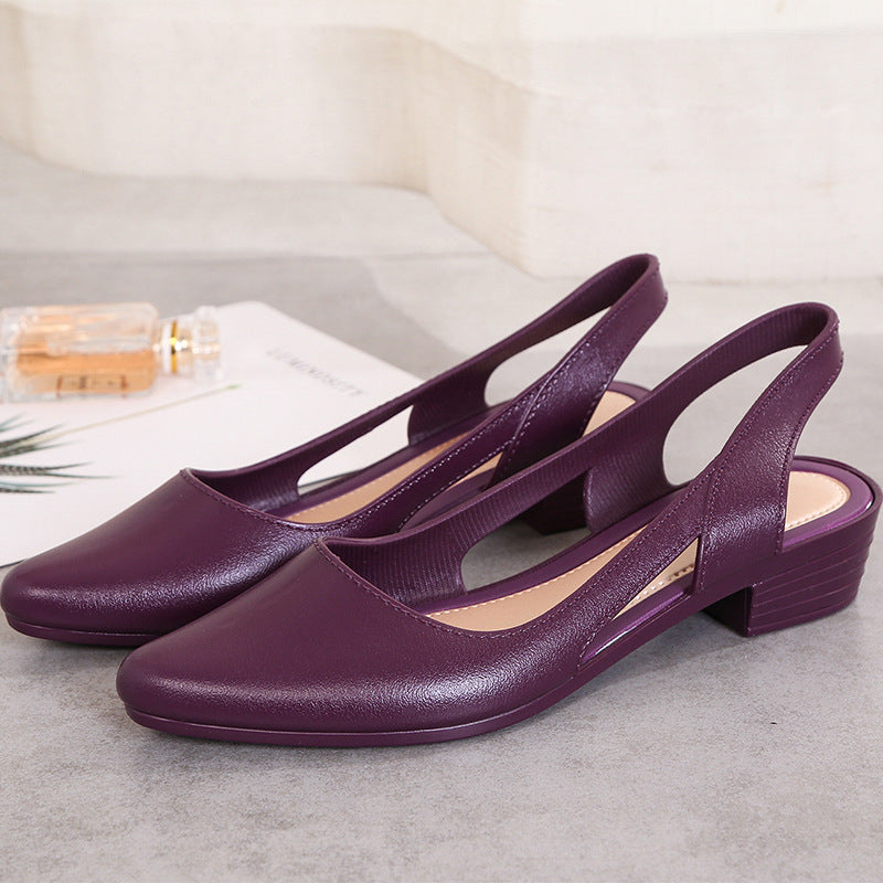 Andrea's™ | Slingback-Pumps mit niedrigem Blockabsatz