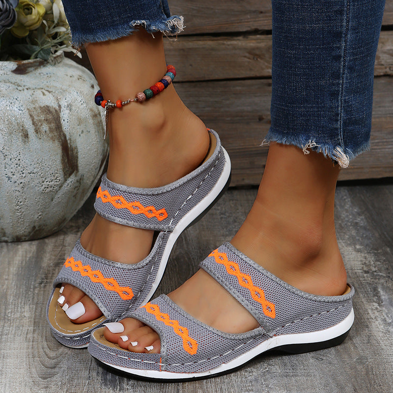 Andrea's™ | Frühlingshafte Damen-Plateauslipper