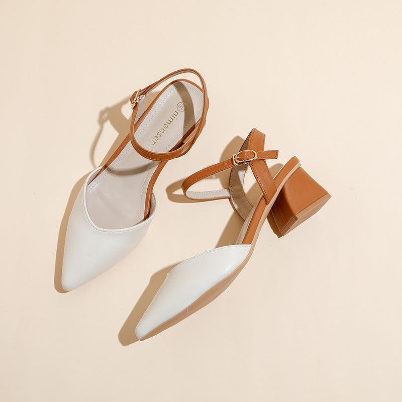 Elegante Pumps mit Blockabsatz von Andrea Serena