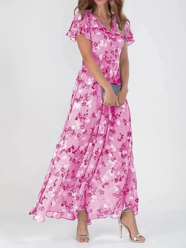 Andrea's™ | Sommerliches Maxikleid mit Rüschen
