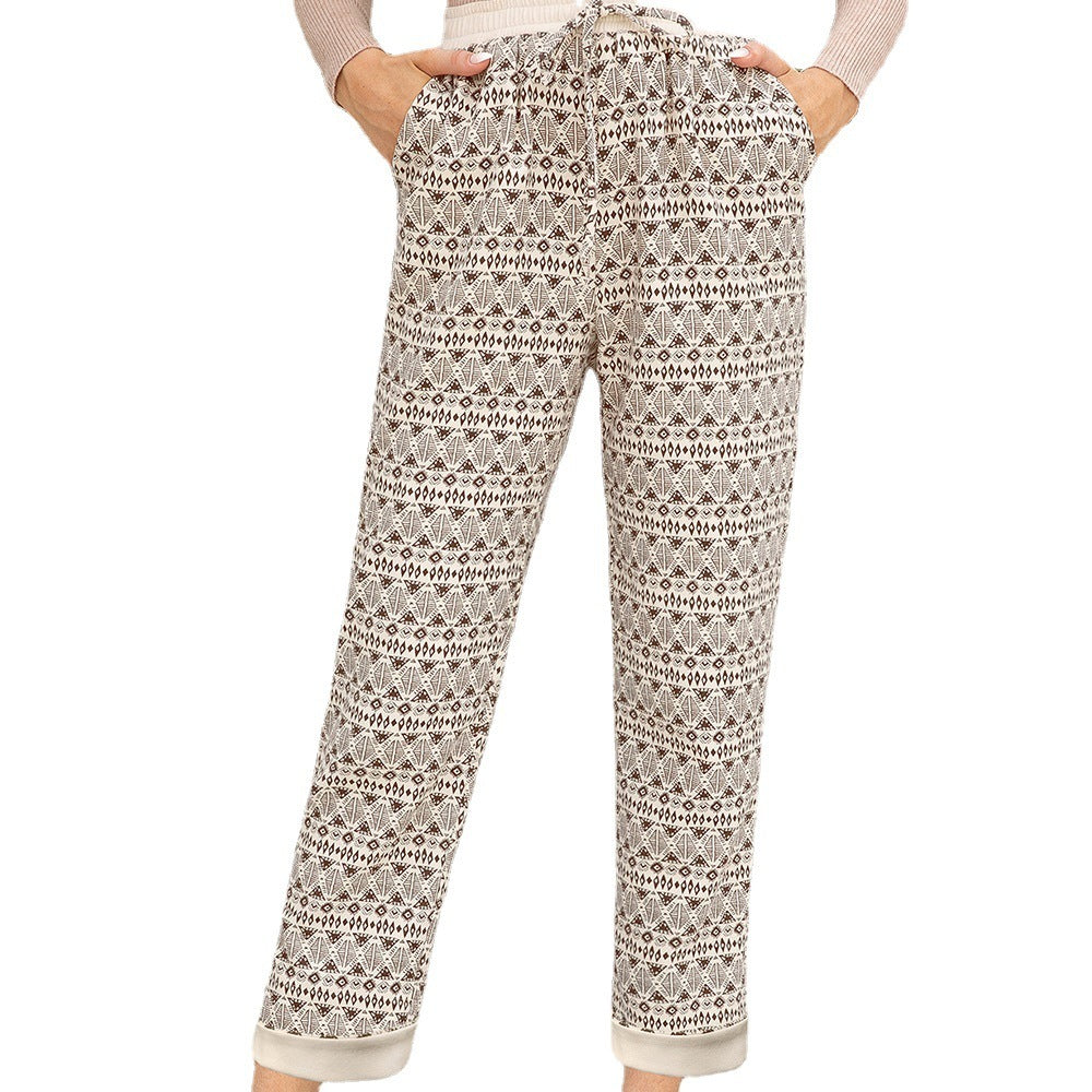 Andrea's™ | Bedruckte Spitzenhose, lässig und weit geschnitten